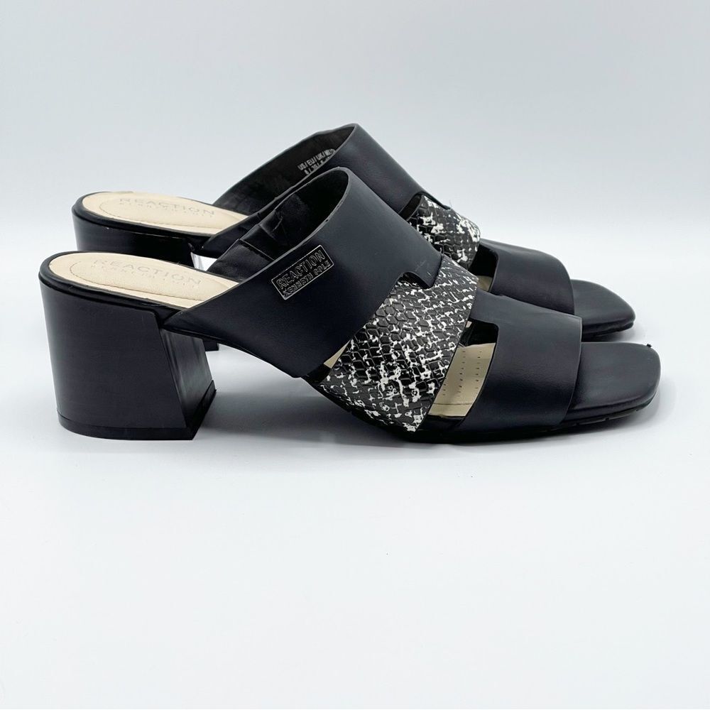 Kenneth Cole Reaction Mix Cut Out slip on heeled mules